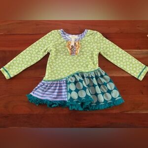 Matilda Jane Likely Story Long Sleeve Knit Tunic Top Size 2